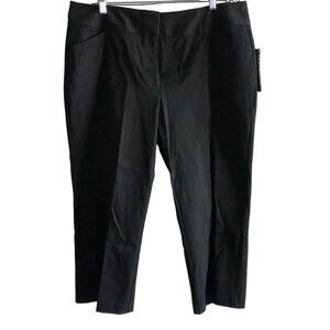 Dana Buchman Women’s Capri Pants Size 16 Jet Black - NWT